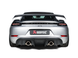 Akrapovic Titanium Tail Pipe Set for Porsche 718 Cayman GT4 / Spyder - ModsDirect
