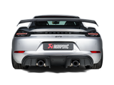 Akrapovic Titanium Tail Pipe Set in Black for Porsche 718 Cayman GT4 / Spyder - ModsDirect