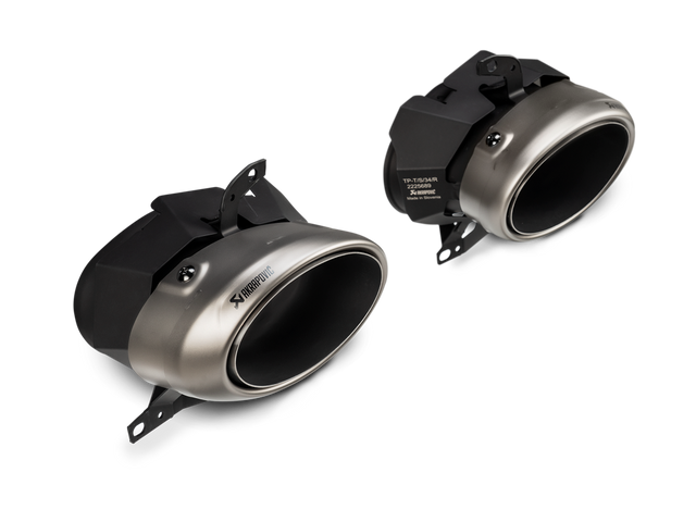 Akrapovic Titanium Tail Pipe Set for Porsche 911 Turbo / Turbo S / Cabriolet / Sport Classic (992) - ModsDirect