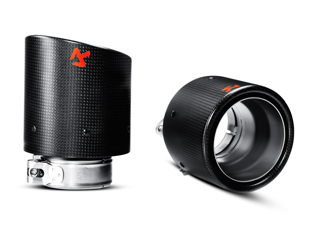 Akrapovic Carbon Tail Pipe Set for Volkswagen Golf (VI) GTD - ModsDirect