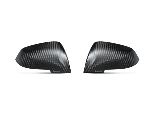Akrapovic Carbon Fibre Mirror Cap Set - Matte for BMW M2/M140i/M240i/340i/440i (F87, F2X, F3X) - ModsDirect