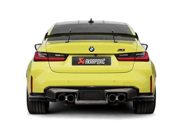 Akrapovic Rear Carbon Fibre Diffuser - Gloss Black for M3/M4 (G8X) - ModsDirect