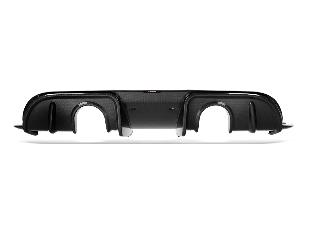 Akrapovic Rear Carbon Fibre Diffuser - Gloss for Porsche 718 Cayman GT4 RS - ModsDirect