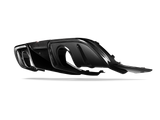 Akrapovic Rear Carbon Fibre Diffuser - Gloss for Porsche 718 Cayman GT4 RS - ModsDirect