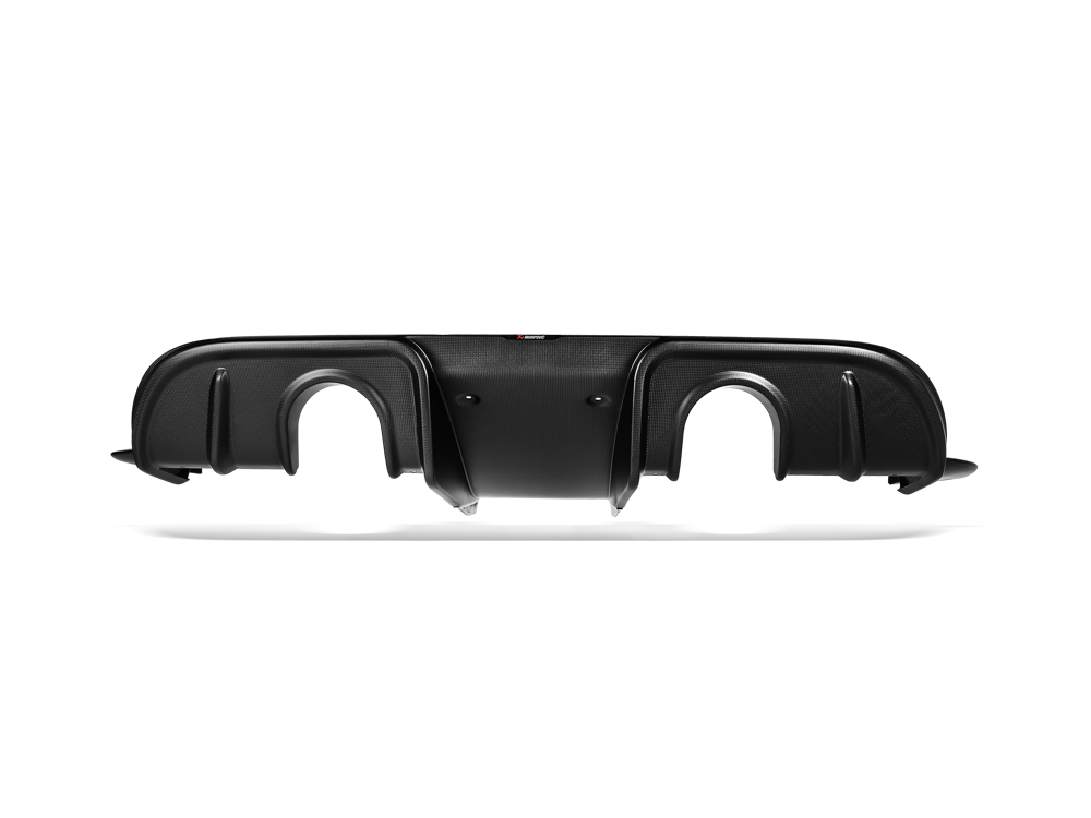 Akrapovic Rear Carbon Fibre Diffuser - Matte for Porsche 718 Cayman GT4 RS - ModsDirect