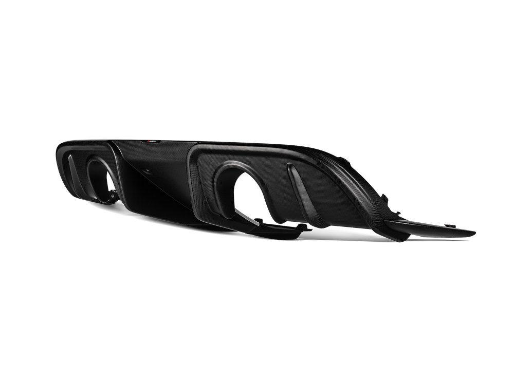 Akrapovic Rear Carbon Fibre Diffuser - Matte for Porsche 718 Cayman GT4 RS - ModsDirect
