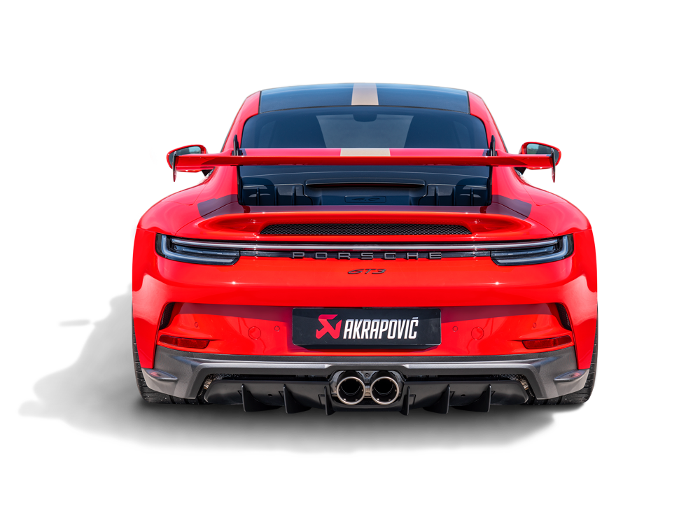 Akrapovic Rear Carbon Fibre Diffuser - Matte for Porsche 992 GT3 - ModsDirect