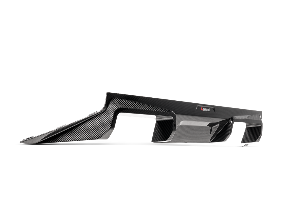 Akrapovic Rear Carbon Fibre Diffuser - Gloss for BMW G87 M2 - ModsDirect