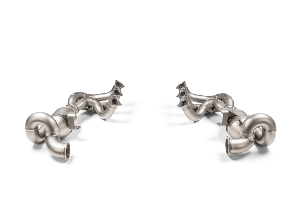 Akrapovic Evolution Header Set (Titanium) for Porsche 992 GT3 - ModsDirect