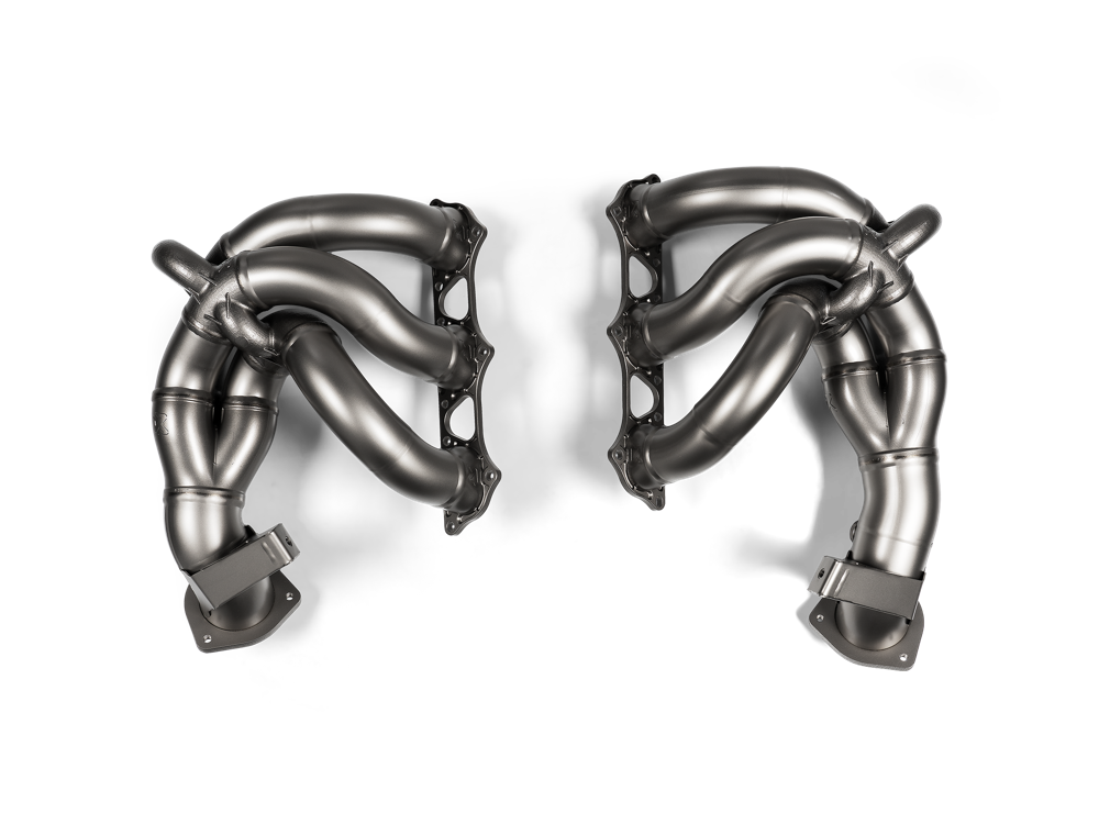 Akrapovic Evolution Header Set (Titanium) Porsche 718 Cayman GT4 RS - ModsDirect