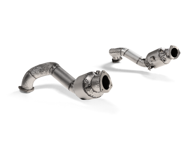 Akrapovic Link Pipe Set (Titanium) for Porsche 718 Cayman GT4 RS - ModsDirect
