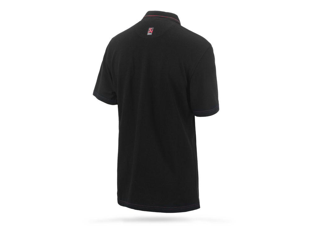 Akrapovic Mens Corpo Polo - Black L - ModsDirect