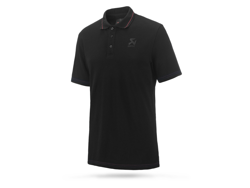 Akrapovic Mens Corpo Polo - Black S - ModsDirect