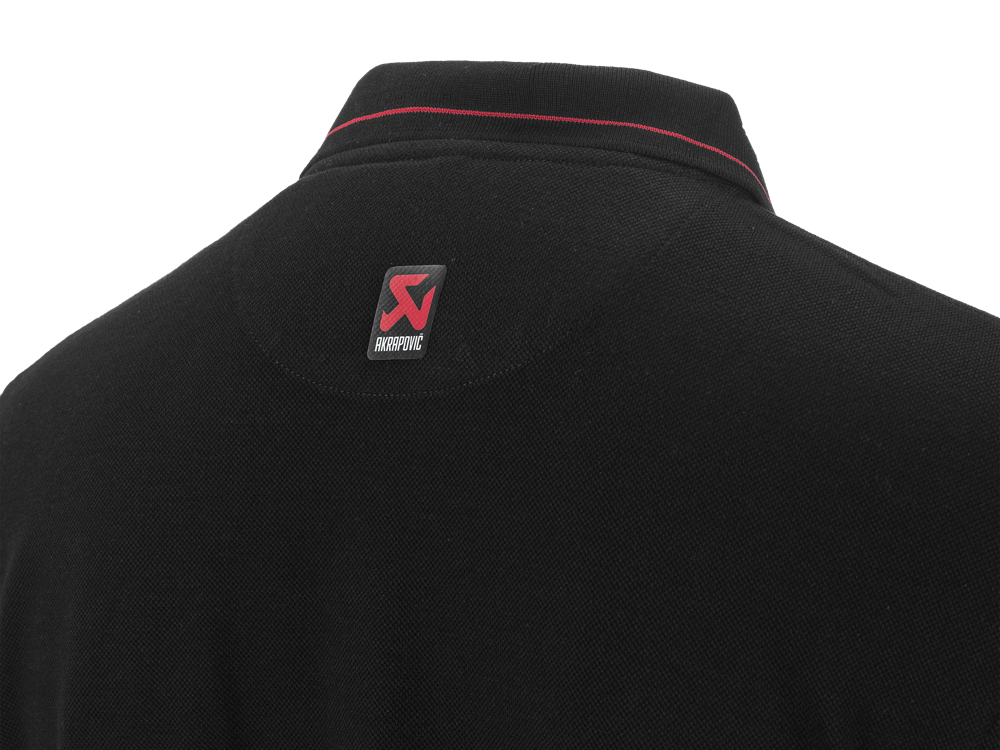 Akrapovic Mens Corpo Polo - Black S - ModsDirect