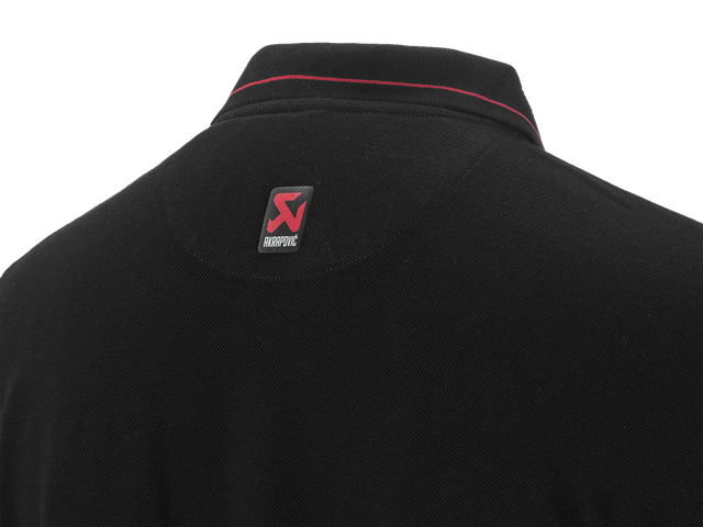 Akrapovic Mens Corpo Polo - Black S - ModsDirect