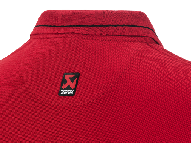 Akrapovic Mens Corpo Polo - Red XXL - ModsDirect