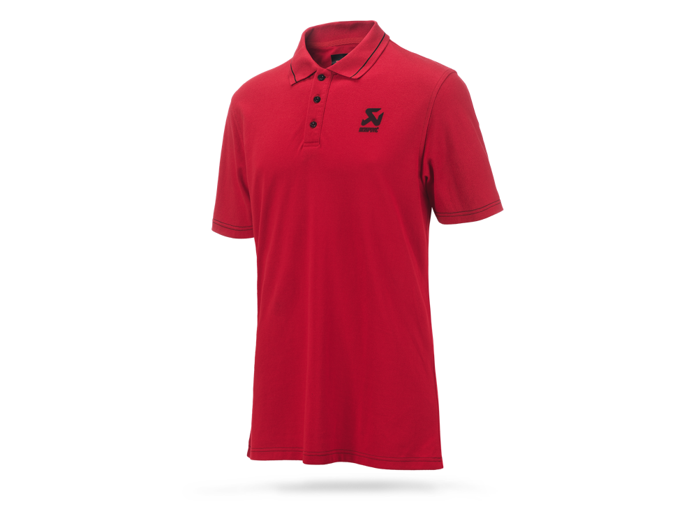 Akrapovic Mens Corpo Polo - Red S - ModsDirect