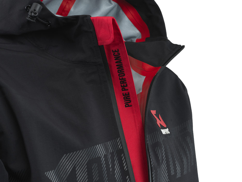 Akrapovic Mens Corpo Rain Jacket - Black M - ModsDirect
