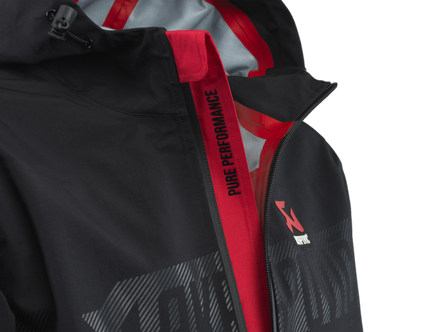 Akrapovic Mens Corpo Rain Jacket - Black M - ModsDirect
