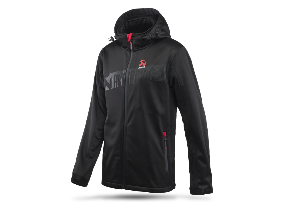 Akrapovic Mens Corpo Softshell Jacket - Black XXL - ModsDirect