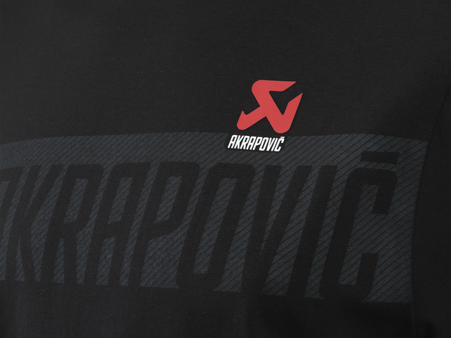 Akrapovic Mens Corpo T-Shirt - Black M - ModsDirect