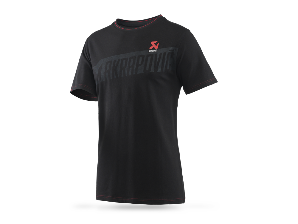 Akrapovic Mens Corpo T-Shirt - Black XS - ModsDirect