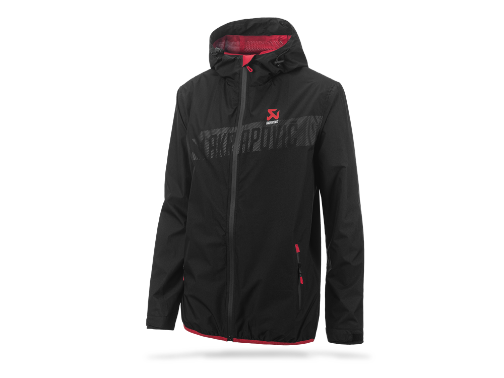 Akrapovic Mens Corpo Windbreaker - Black XXL - ModsDirect