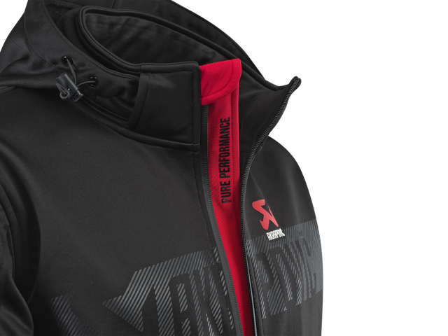 Akrapovic Womens Corpo Softshell Jacket - Black XL - ModsDirect
