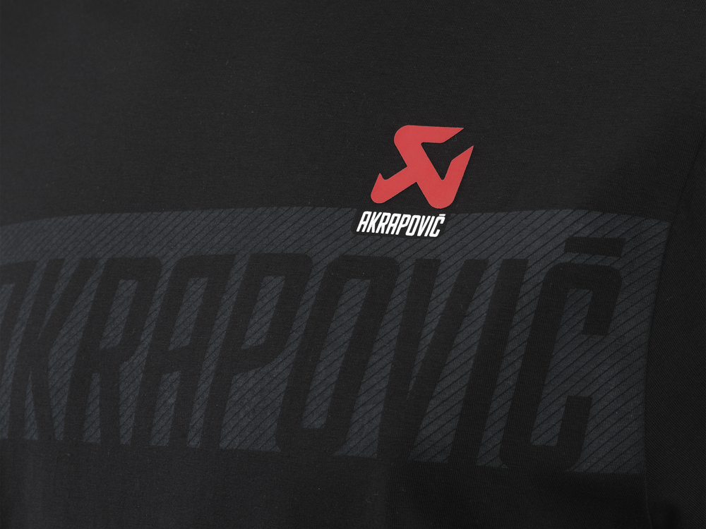 Akrapovic Womens Corpo T-Shirt - Black M - ModsDirect