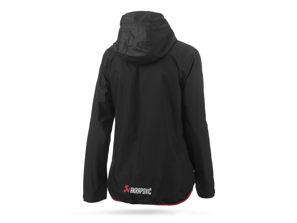 Akrapovic Womens Corpo Windbreaker - Black XS - ModsDirect