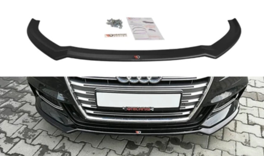 MAXTON DESIGN | V2 Front Splitter (Audi S3/A3 S-Line 8V Facelift) - ModsDirect