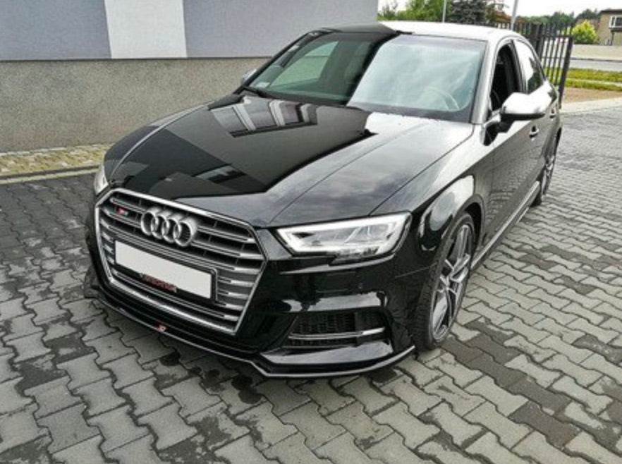 MAXTON DESIGN | V2 Front Splitter (Audi S3/A3 S-Line 8V Facelift) - ModsDirect