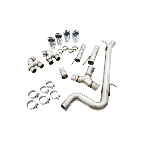 AWE MK7.5 Golf R Track Edition Exhaust w/Chrome Silver Tips 102mm