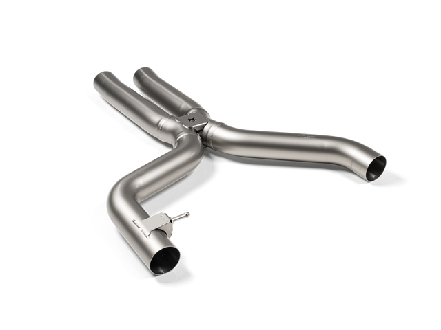 Akrapovic Evolution Link Pipe set (Titanium) Short for G8X M2 / M3 / M4