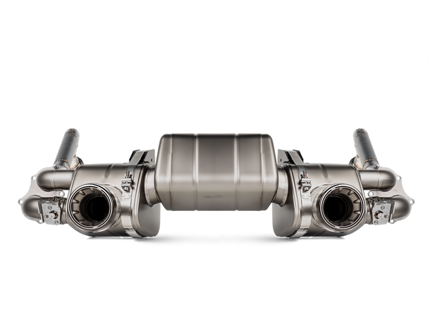 Akrapovic Link Pipe Set (Titanium) for 2020 Porsche 718 Cayman GT4
