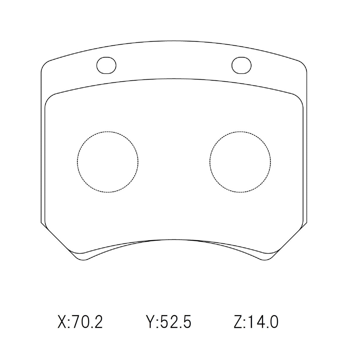 CIRCO M119 Race Brake Pads AP CP2399 2pot (TCR Rear)