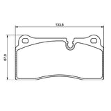 CIRCO M119 Race Brake Pads BMW M2 Competition / Audi R8 (with sensor slot)