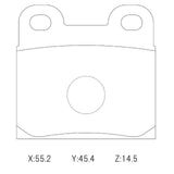 CIRCO M119 Race Brake Pads Porsche 911 (65