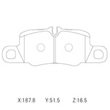 CIRCO M119 Race Brake Pads Porsche (991) 911 S / 4S