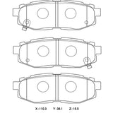 CIRCO M119 Race Brake Pads Subaru BRZ / Toyota GT