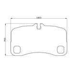 CIRCO M207 Race Brake Pads Porsche GT3 Cup (997)