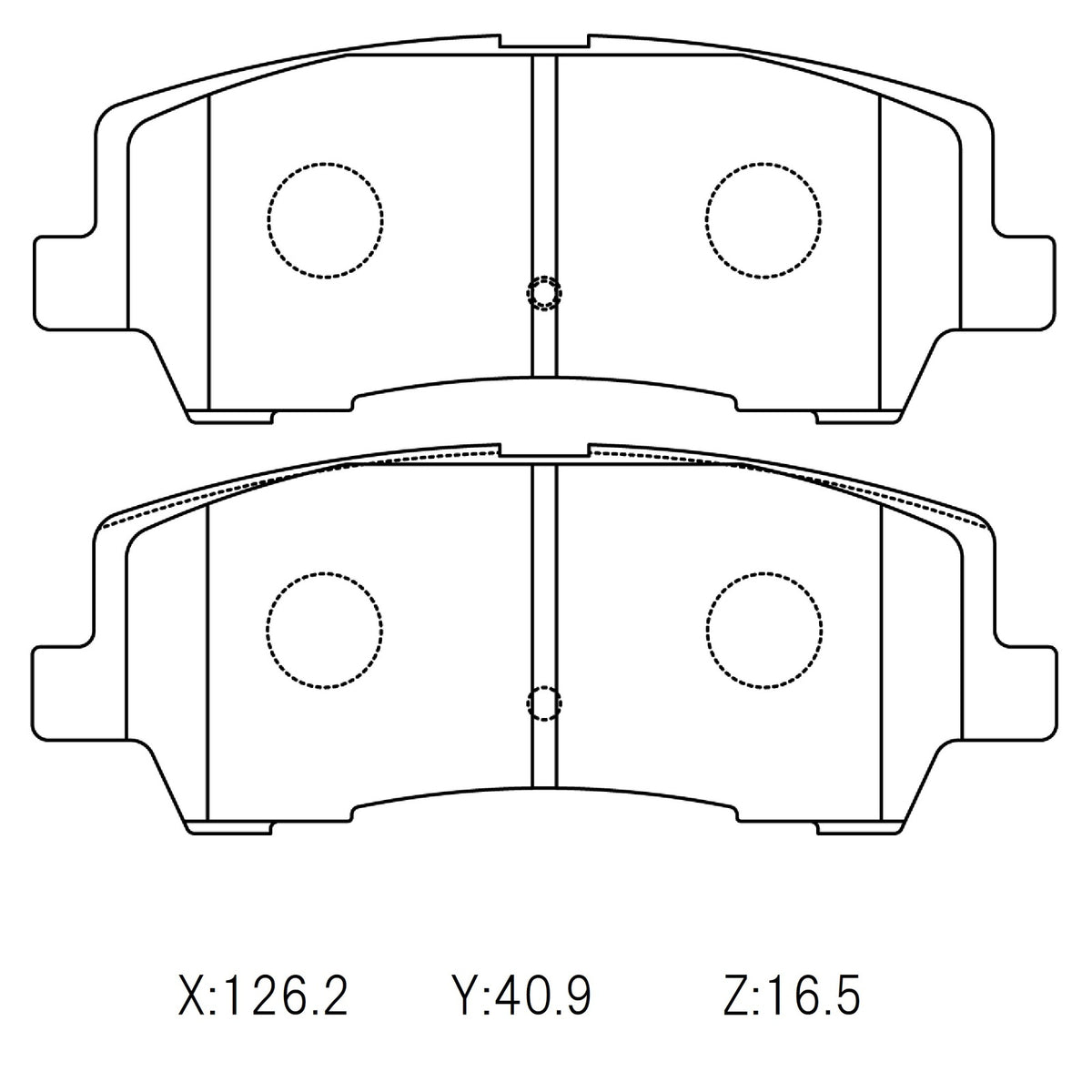 CIRCO S88 Performance Trackday Brake Pads Ford Mustang 2016