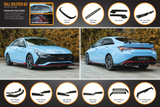 CN7 i30N Sedan 2021-2023 Full Lip Splitter Set