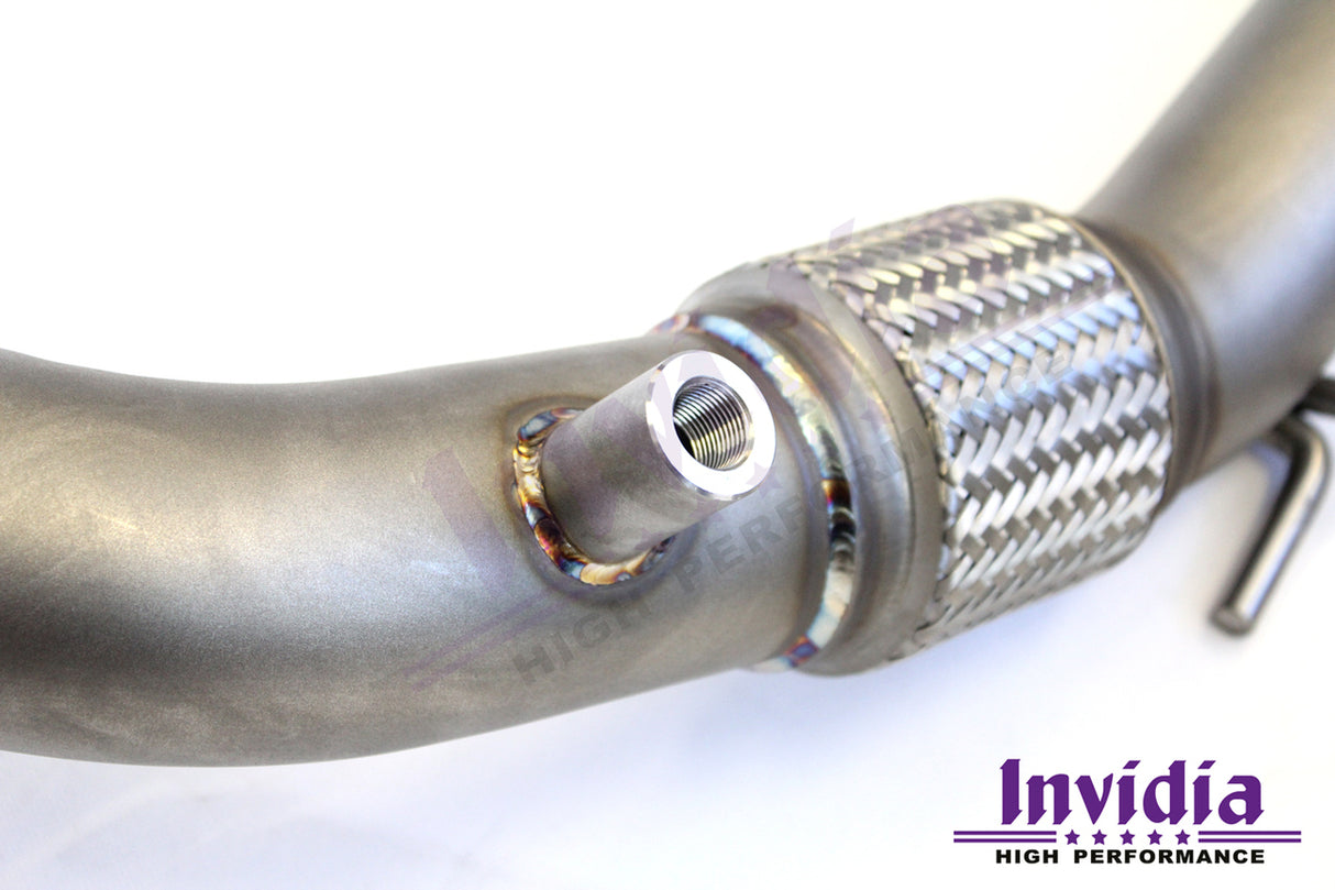 Invidia | Downpipe with High-Flow Cat (MK7 Golf R, Audi S3 8V) - ModsDirect