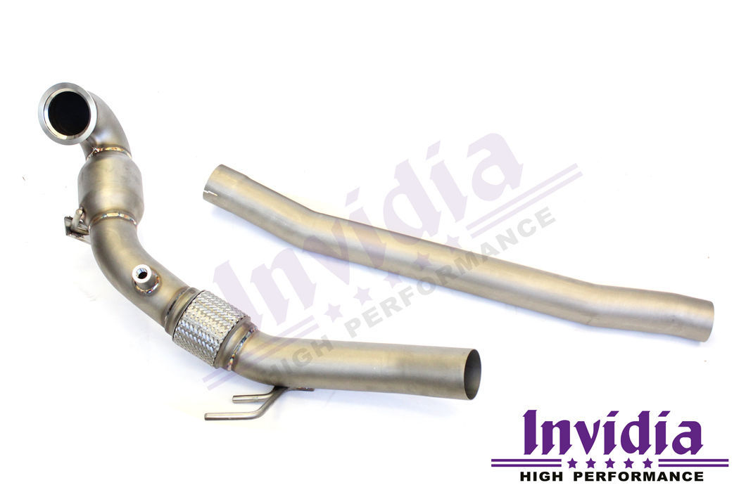 Invidia | Downpipe with High-Flow Cat (MK7 Golf R, Audi S3 8V) - ModsDirect