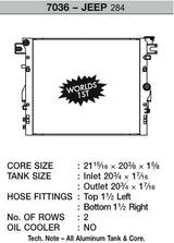 CSF 07-12 Jeep Wrangler (JK) Heavy Duty (AT & MT) All-Aluminum Radiator