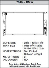 CSF BMW E82 1M / 08-11 E8X 135i / 07-2011 E9X 335i / E89 Z4 (AT) All-Aluminum Radiator