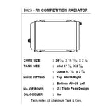 CSF R-1 Triple-Pass -Ultimate Motorsports- Competition Radiator
