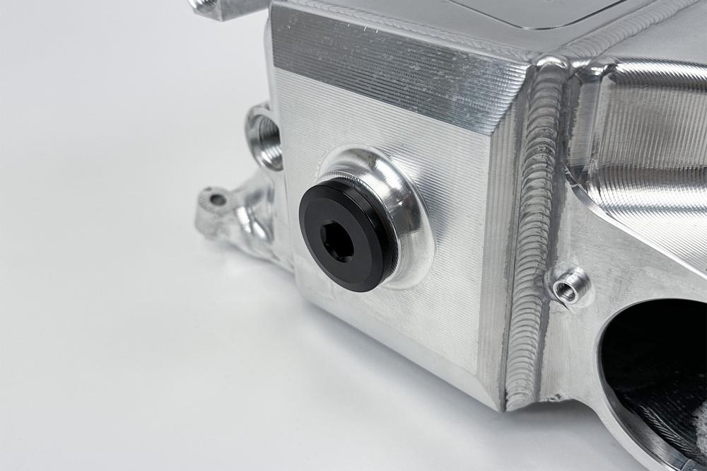 CSF BMW Gen 2 B58 Race X Charge Air Cooler Manifold - Raw Billet
