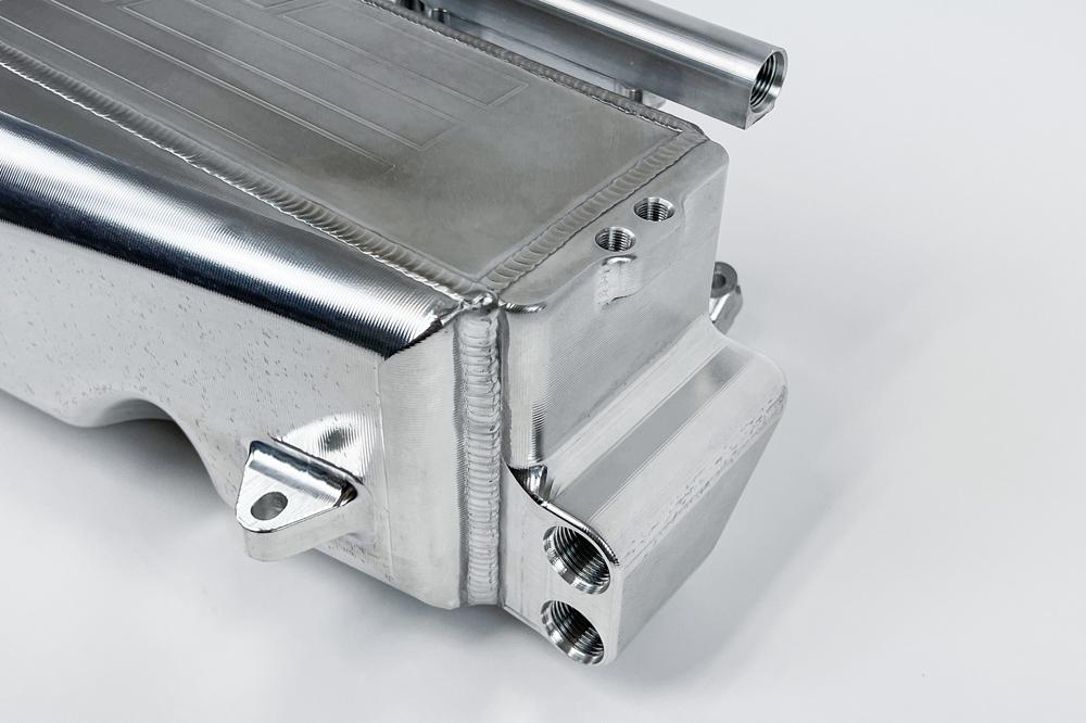 CSF BMW Gen 2 B58 Race X Charge Air Cooler Manifold - Raw Billet